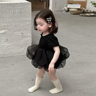 Baby Summer Clothes Sweet Princess Romper Stylish Cute Diaper Cover Dress Girls Summer New One-Year-Old Dress