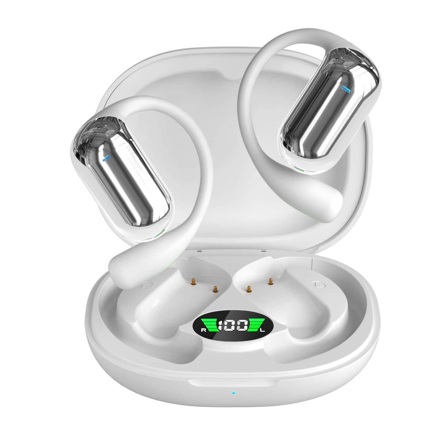 Q16S Cross-Border Wireless Bluetooth Earbuds Open-Ear Design, Long Battery Life, Hook-Style for Sports, AI Translation Earbuds