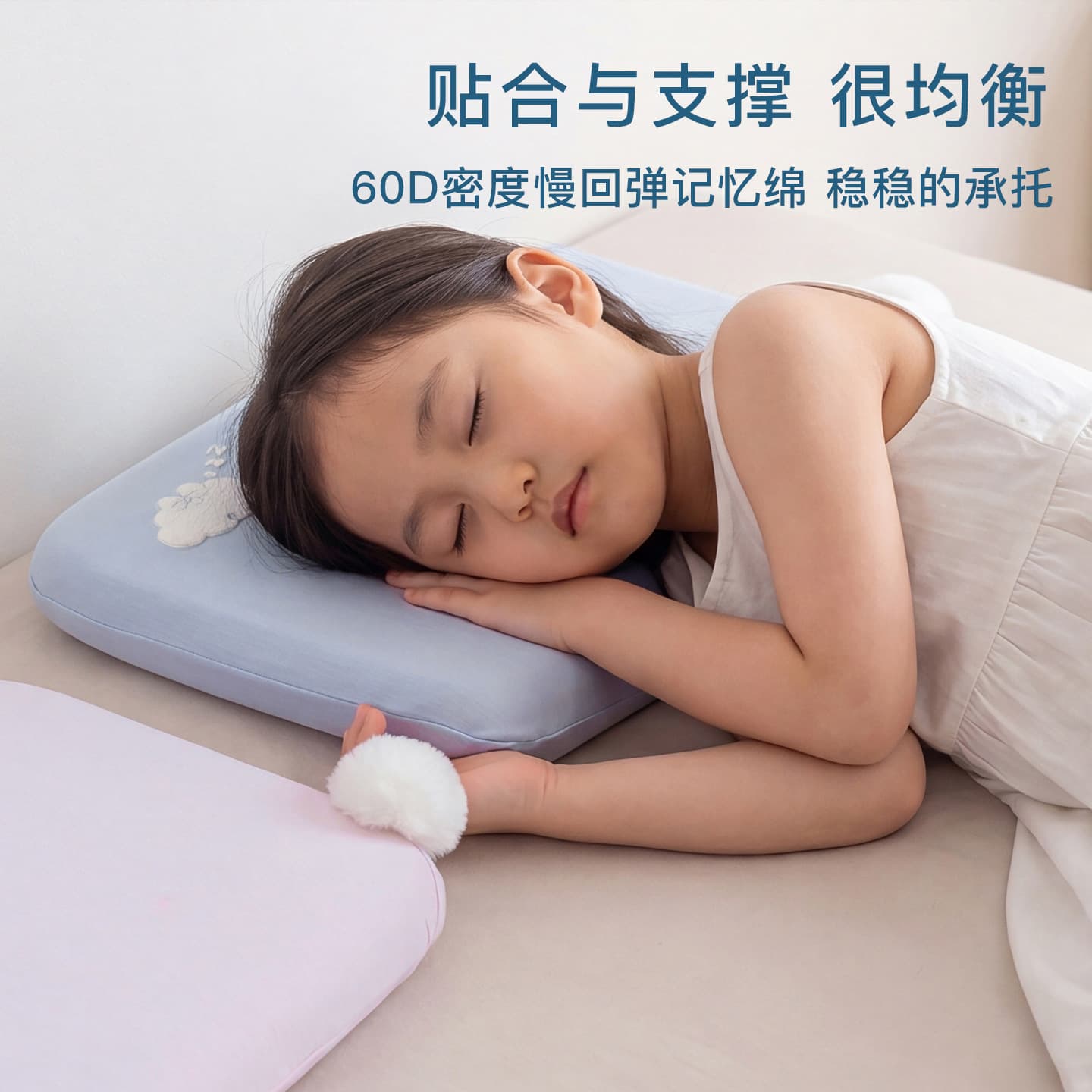Planet Deep Sleep Children's Pillow Memory Foam Pillow Core Baby Pillow Zero Pressure Slow Rebound Y Duo Small Pillow Core Gift