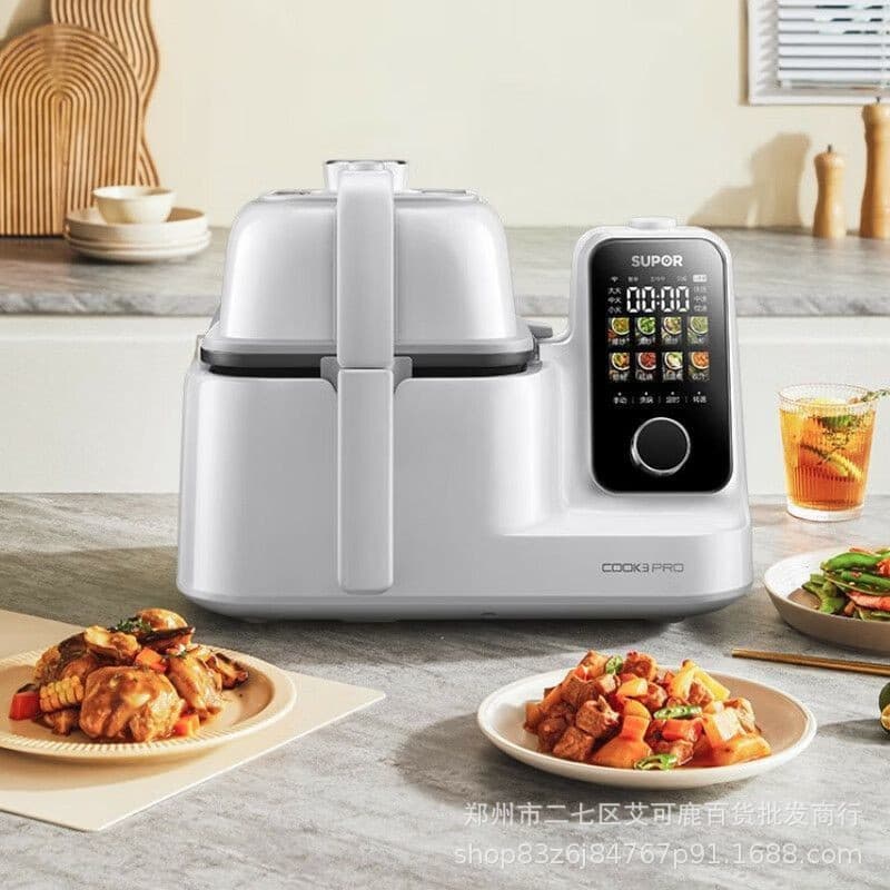 Supor Intelligent Stir-fry Robot, Self-cleaning with Hot Water, Multi-purpose Cooking Pot, Model C30TS88