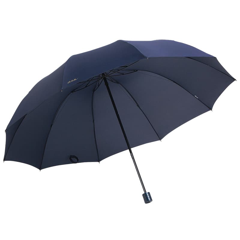 Paradise Umbrella extra-large three-person folding enlarged reinforced oversized manual wind and rainproof umbrella for men, women, and students.