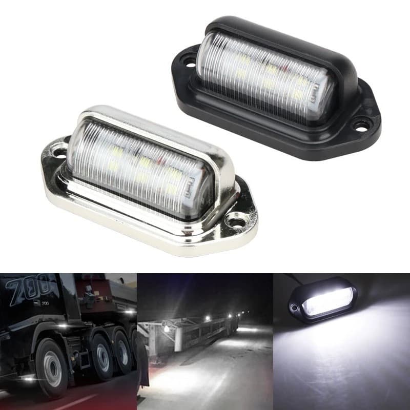 Cross-border 6LED License Plate Light for Cars, Trucks, RVs - Hot Selling on Amazon MK-140