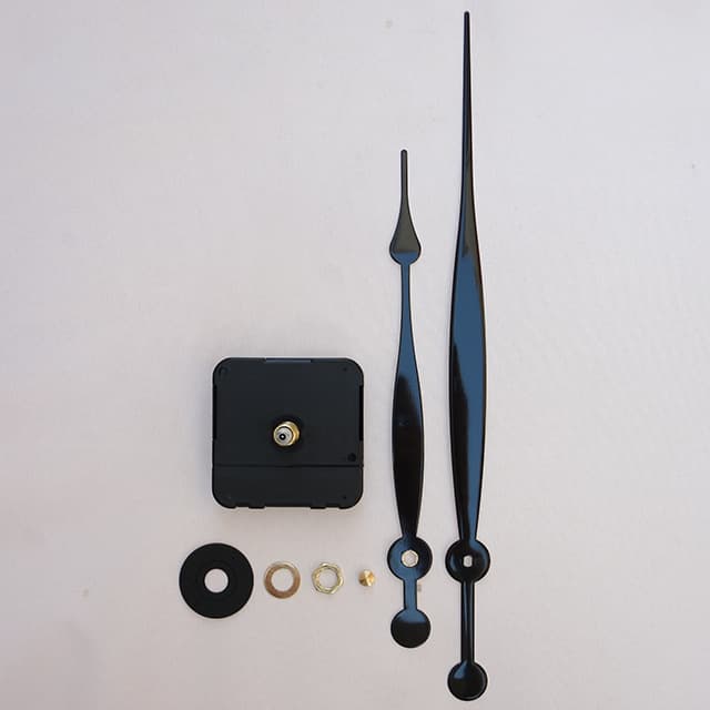 HR1688 shaft length 28mm long shaft high torque movement DIY clock parts quartz wall clock 9715 metal hour and minute hands