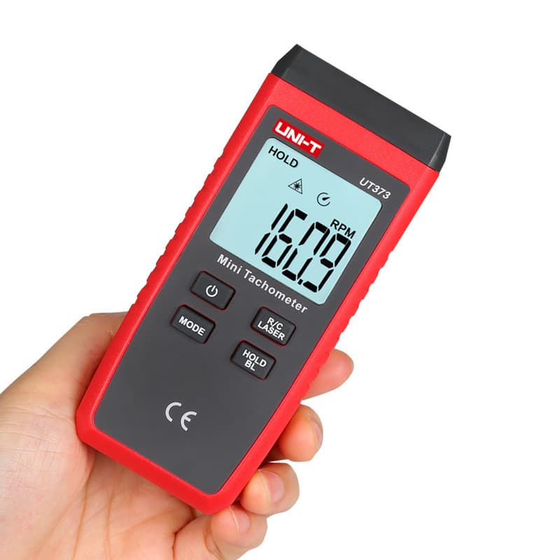 UNI-T UT373 high-precision digital tachometer, non-contact motor speed measuring instrument