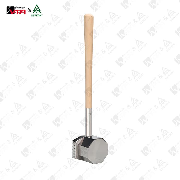New! Export Sauna Stainless Steel Ladle 300ML Beauty Salon SPA Club Dry Sauna Water Pouring Scoop