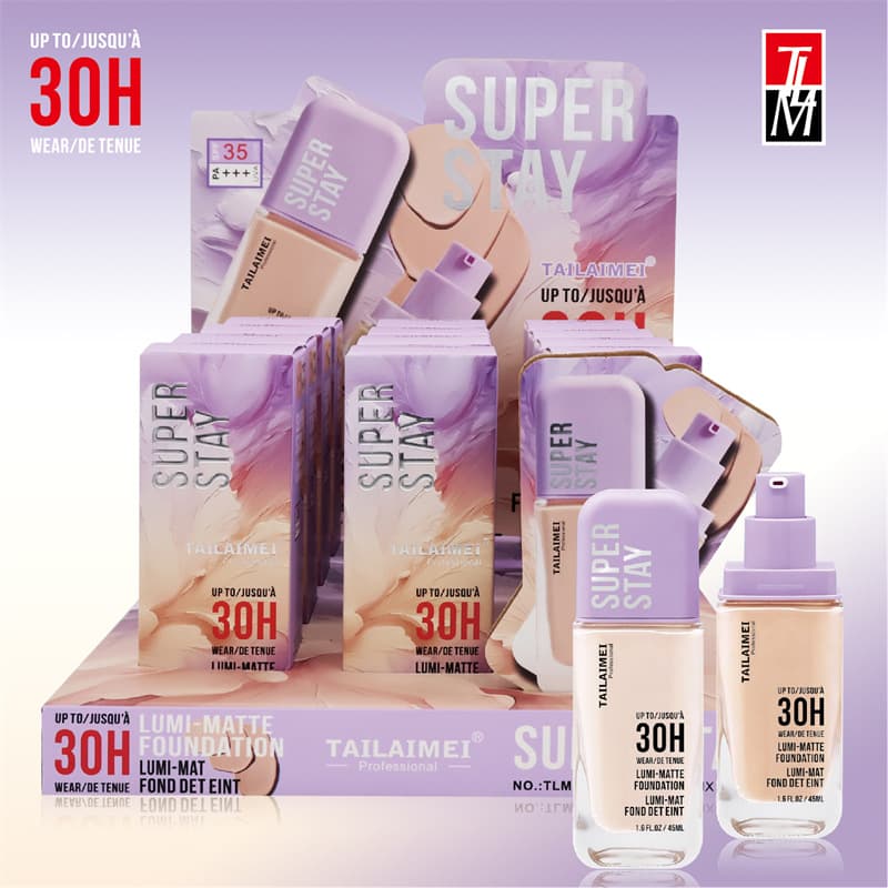 Tailaimei New Matte Primer Foundation Long-lasting Brightening Water Glow Full Coverage Liquid Foundation