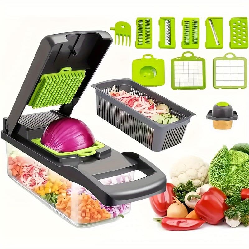 Multifunctional vegetable cutting artifact kitchen dice grater grater vegetable cutter onion potato chopper dice
