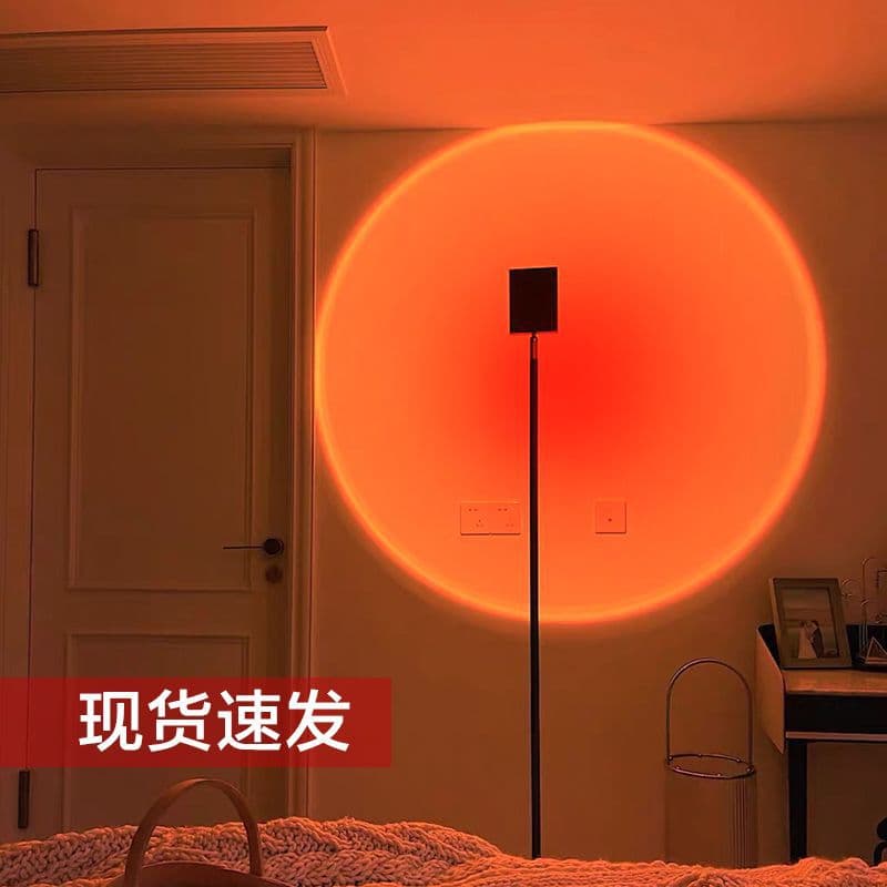 Sunset Projection Lamp, Instagrammable Photo Light, Sunset Glow Atmosphere Lamp for Living Room and Bedroom, Artful Ever-Sun Desk Lamp Wholesale