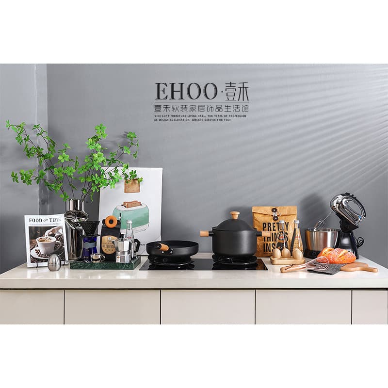Light luxury model room cabinet combination jewelry decoration cake afternoon tea chopping board coffee pot props soft decoration apartment