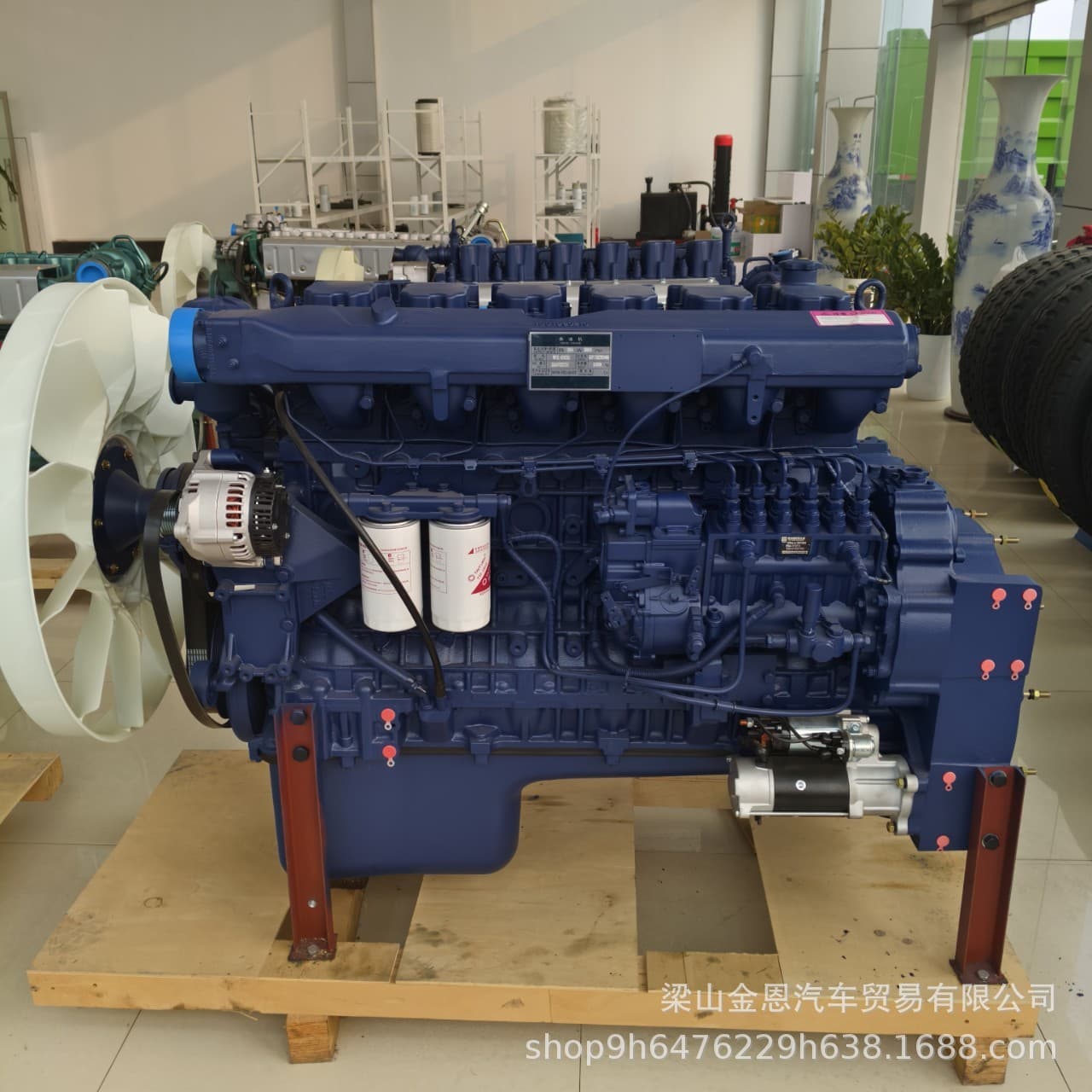 Exporting Sinotruk 380-Horsepower Engine Assembly, Howo 371-Horsepower Engine, Howo Tx Engine Parts