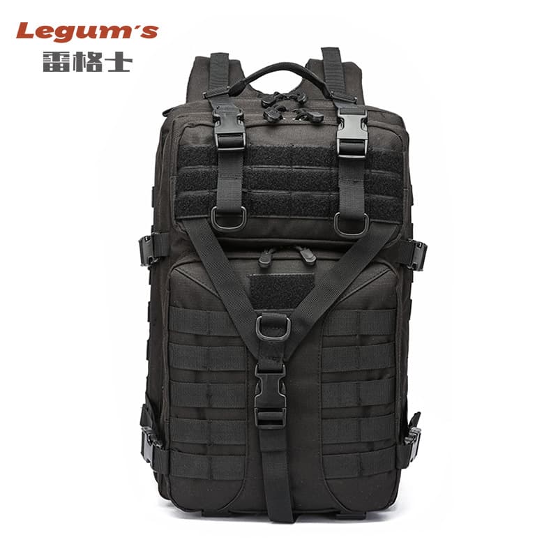 45L Outdoor Camouflage Oxford Cloth Military Training Backpack, Outdoor Sports Hiking Backpack, Large 3P Tactical Vest