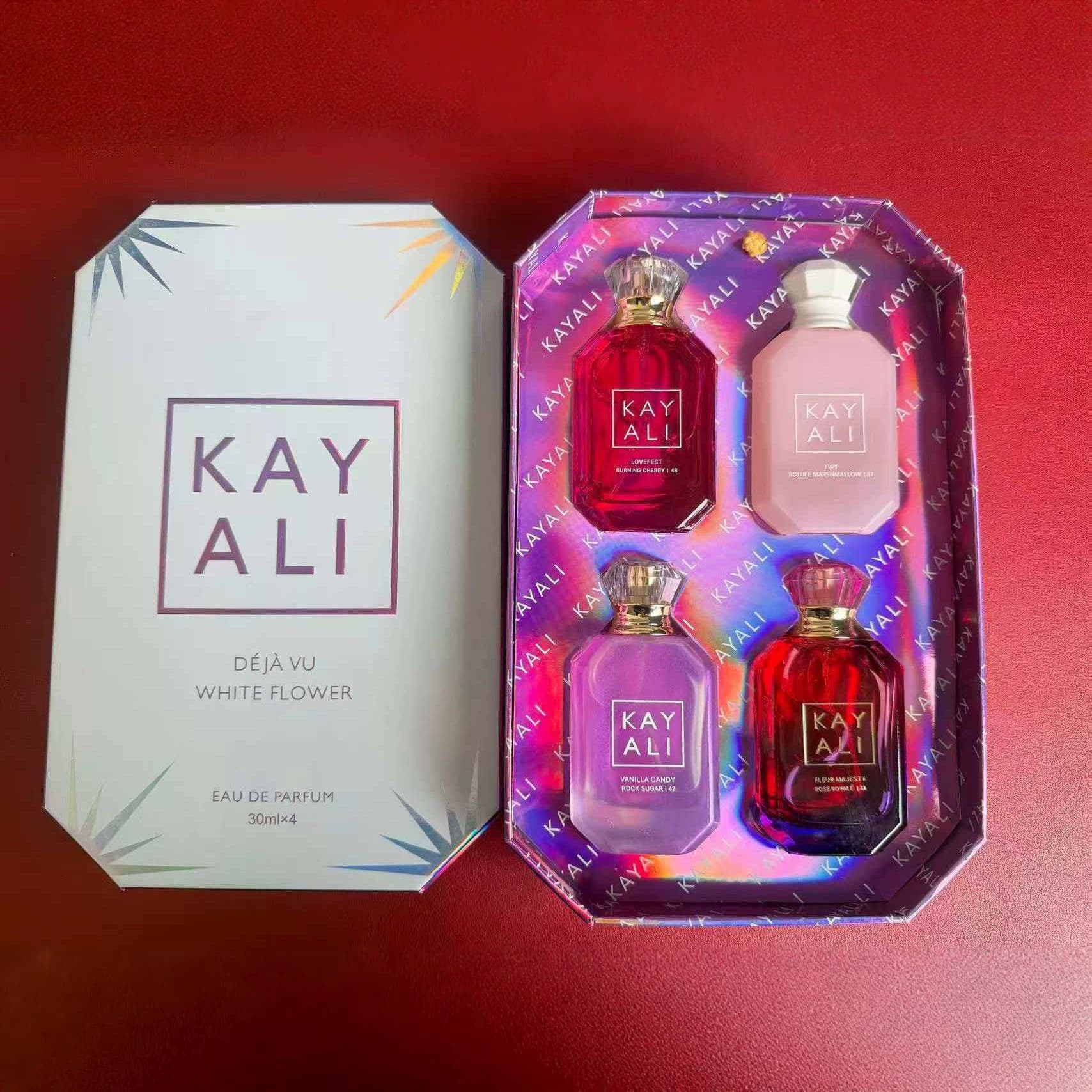 New Cross-border KAYALI Candy Rock Sugar 4-Piece Set Women's Perfume Long-Lasting Fragrance