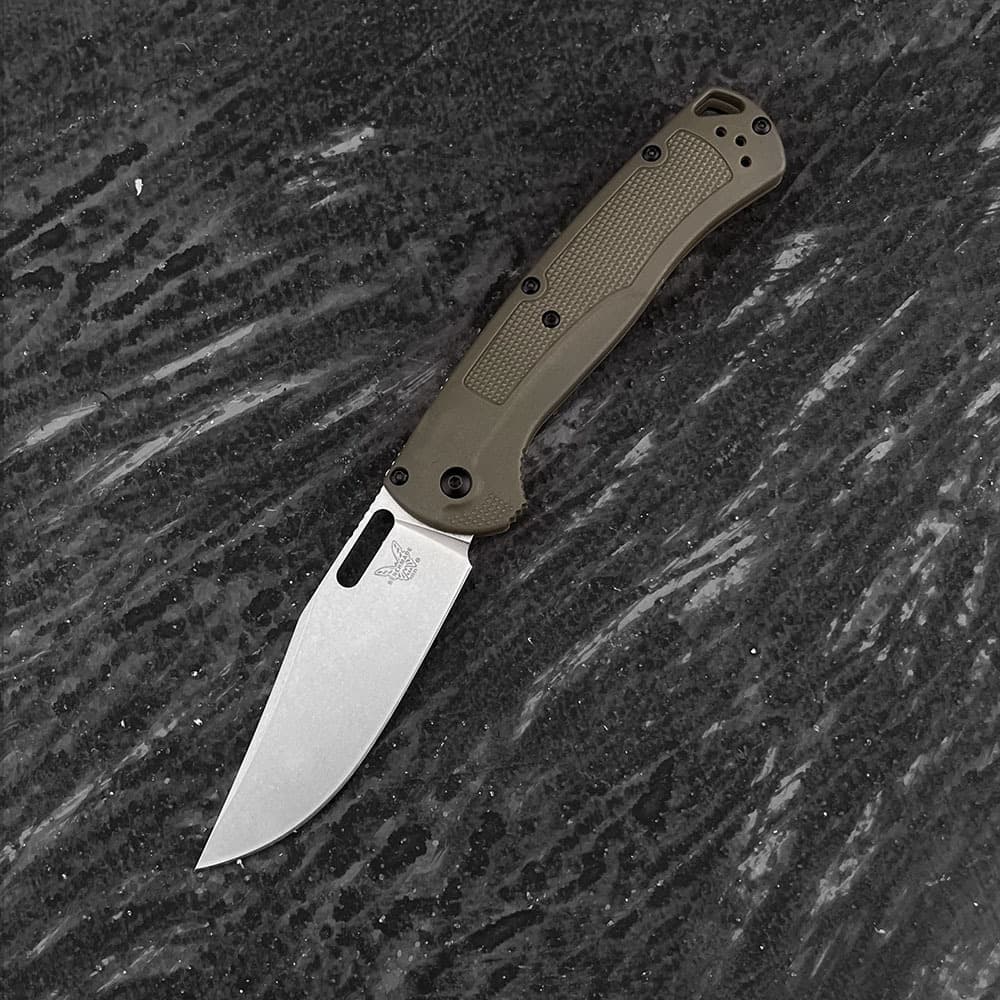 Cross-border BM15535 Butterfly Knife Nylon Handle Outdoor Tool Survival Knife High Hardness Self-defense Knife
