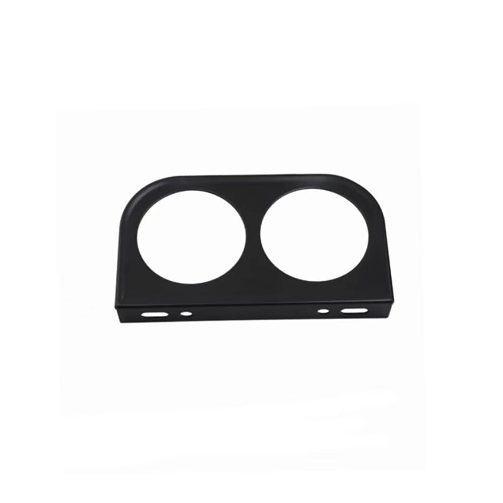Car Modification Instrument Panel Frame 2-Inch Single-Hole Double-Hole Triple-Hole Black Instrument Panel Frame Instrument Bracket Accessories