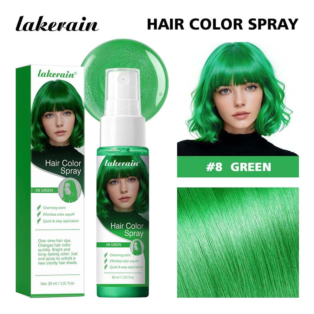 Cross-border Lakerain Temporary Hair Styling Spray, Fashionable Color-Changing, Suitable for Various Events and Parties, Easy Color Change