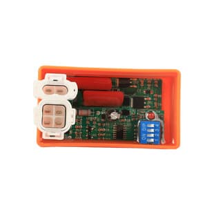 Motorcycle 4-Stroke DC/AC Ignition CDI with DIP Switch Adjustable Compatible GY6 Limiter 4000-12000 RPM