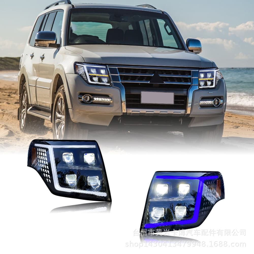 Carbo product is suitable for Mitsubishi Pajero V93V97 2009-2021 modified LED headlight streamer steering