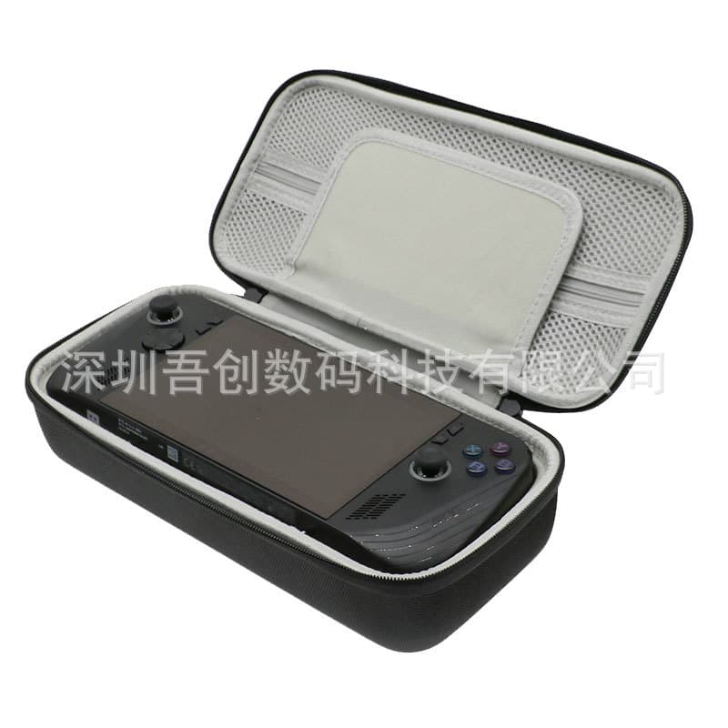 Compatible with ASUS ROG Ally X Handheld Console Storage Bag, Shockproof Hard Case, Portable Console Power Accessories Organizer
