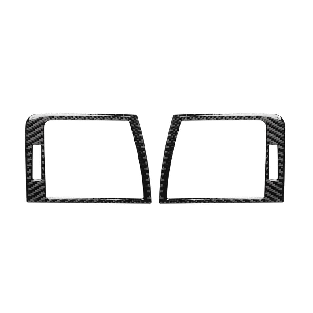 For BMW E46 3 Series Carbon Fiber Left and Right Air Vent Decoration Trim Car Interior Modification Frame Sticker