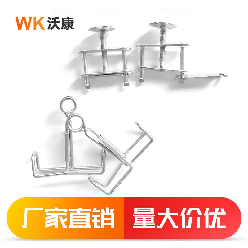 Galvanized chemical experiment instrument supplies spring hose clips suitable for various rubber/latex tubing, screw clips