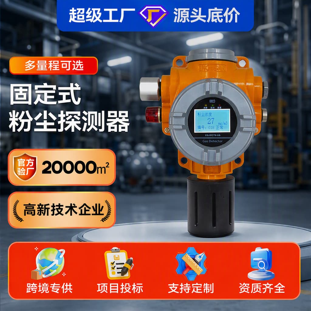Industrial Explosion-Proof Workshop Dust Concentration Detector Particulate Matter Sensor Alarm Laser Dust Alarm