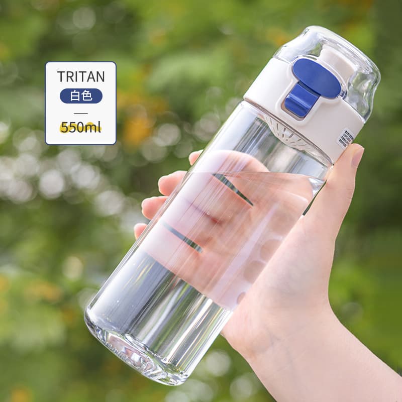 Summer student water cup tritan plastic cup wide mouth sports water cup for boys and girls going to school