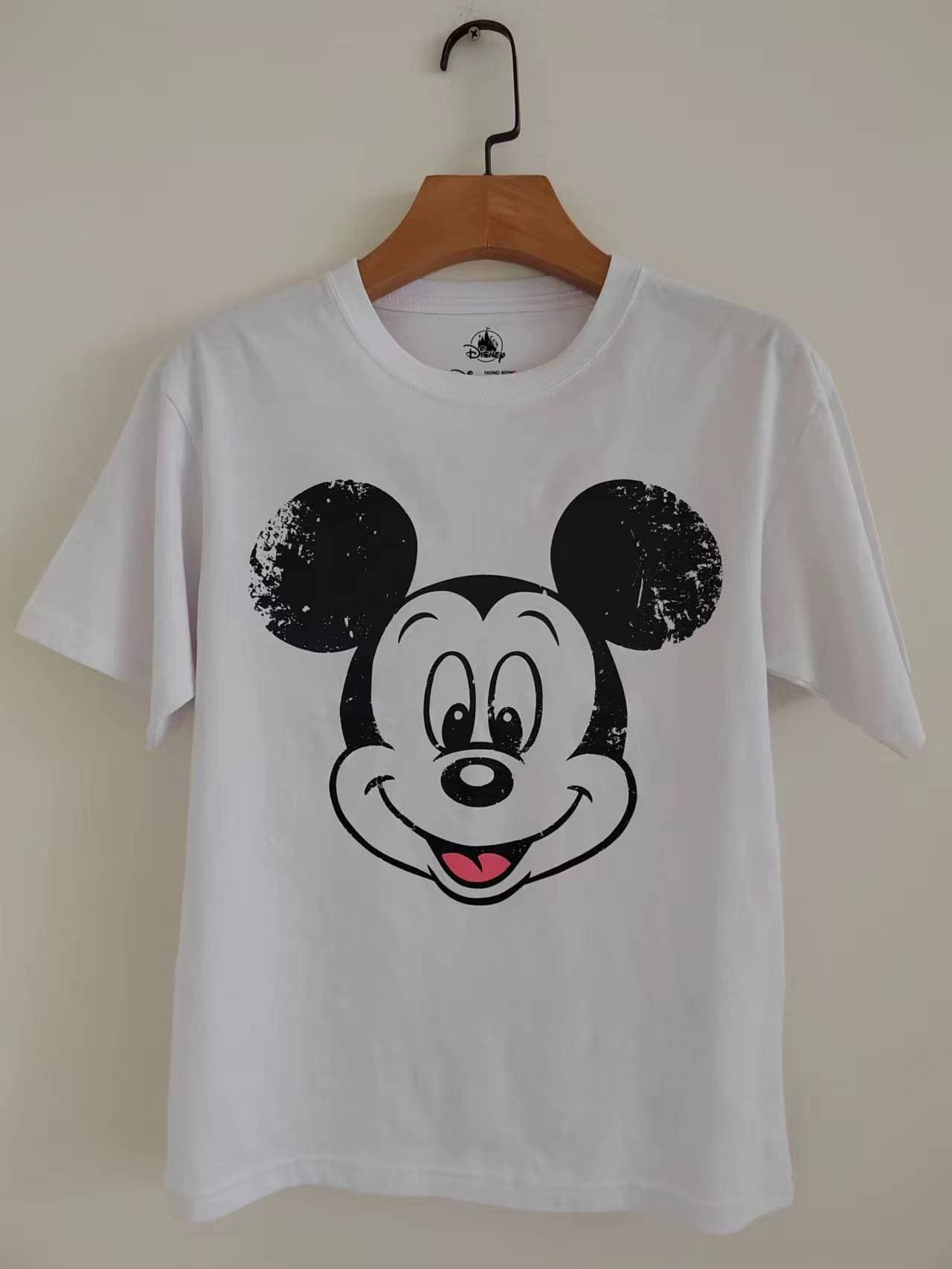 2023 new summer Mickey and Minnie short-sleeved T-shirts, couple prints, large casual T-shirts, loose style