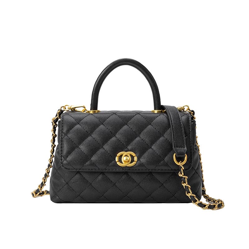 Women's New Fashion Handbag, Premium Quilted Coco Chain Bag, Shoulder Crossbody Bag
