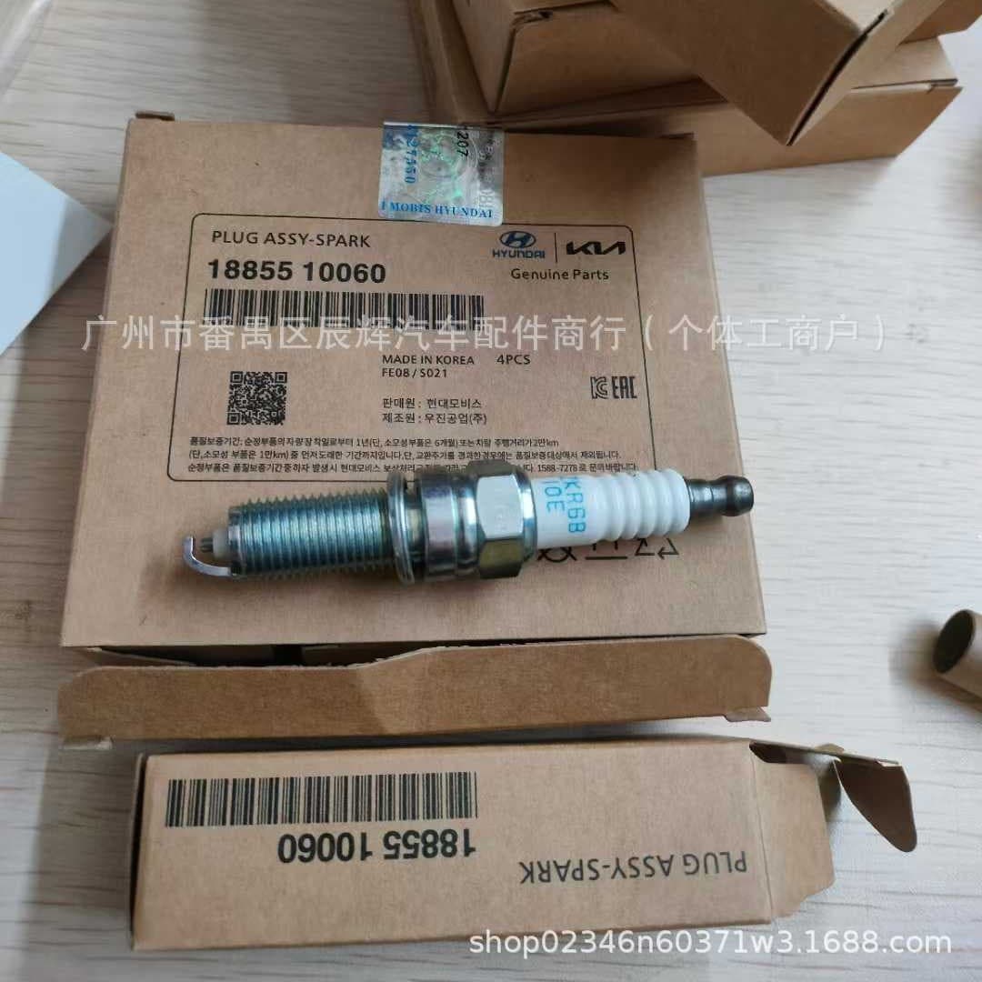 18855-10060 Automotive nickel alloy spark plug suitable for Hyundai Yueda Elantra Cerato