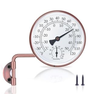 100mm (150mm) Bronze Hygrometer Outdoor Garden Hygrometer High Quality