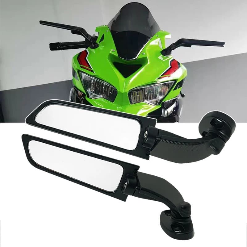 Motorcycle Modification Rearview Mirror Diffuser Suitable for Kawasaki Yamaha Wind Knife Rearview Mirror Aluminum Alloy Material