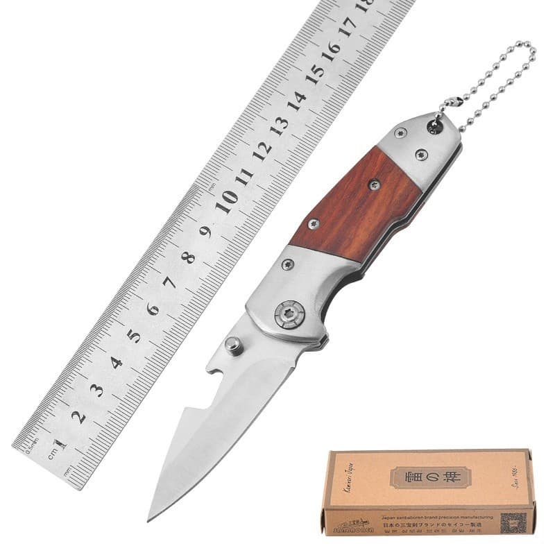 Stainless Steel Mini Knife Thor Folding Knife Pocket Knife Foldable Outdoor Portable Unsharpened