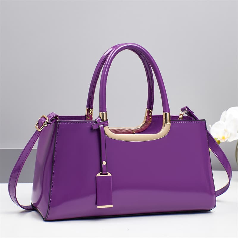 New Fashion Patent Leather Crossbody Bag for Women, Simple Versatile Handbag, Evening Bag Wholesale