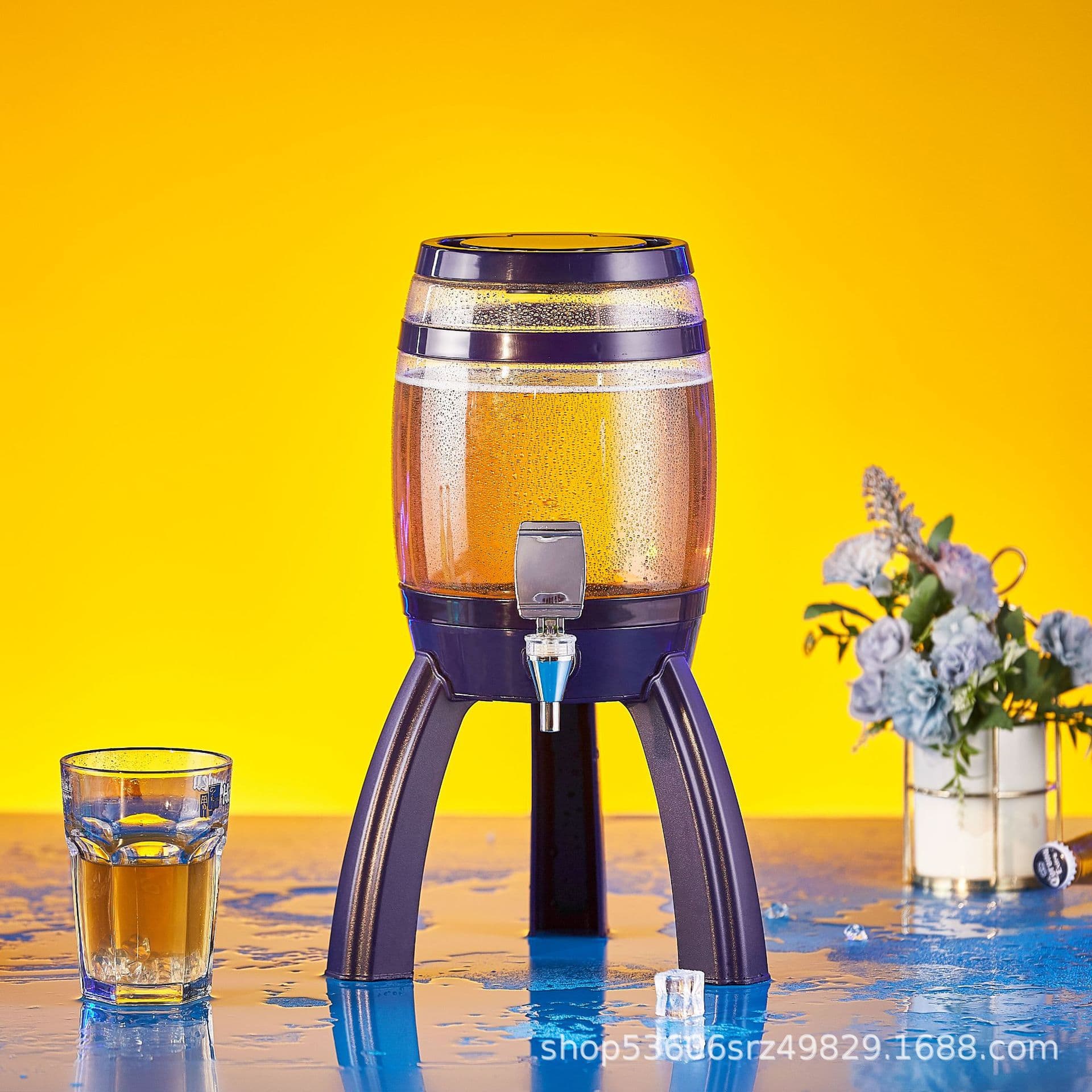 In Stock 3-Liter Beer Keg Beer Dispenser Bar-Specific Beverage Keg Draft Beer Dispenser Commercial Outdoor Dining Beer Pitcher