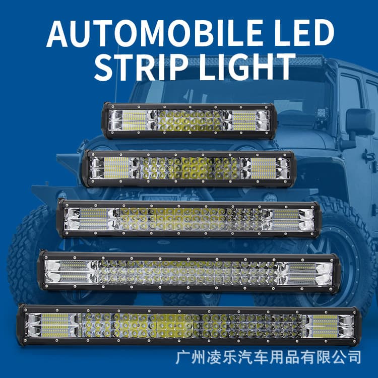 Three-Head LED Light Bar for Second and Third Rows 180W 216W 252W 288W 324W 360W 432W 504W 540W