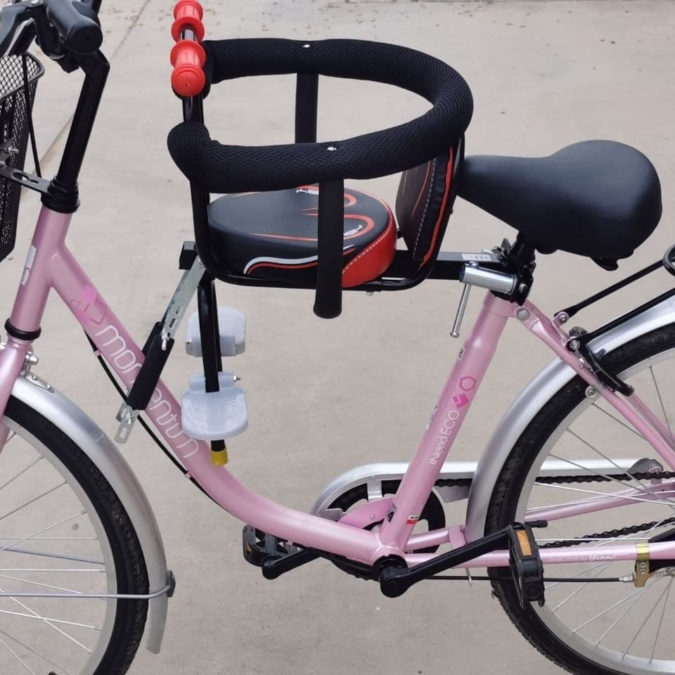 Electric bicycle baby seat, electric scooter, front-mounted child safety folding stroller, ride-hailing child seat