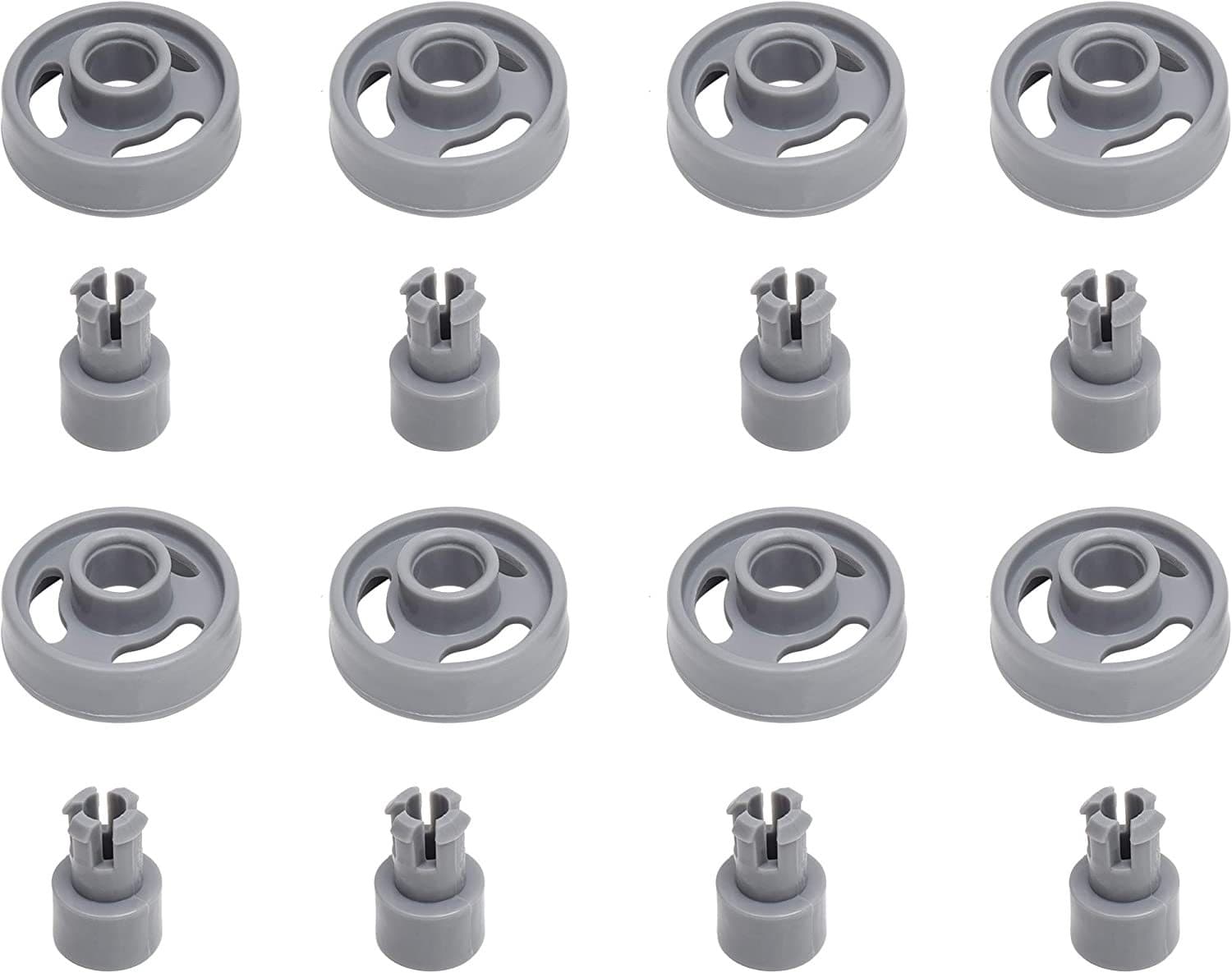 WD12X10231 dishwasher lower rack wheels and studs replacement parts