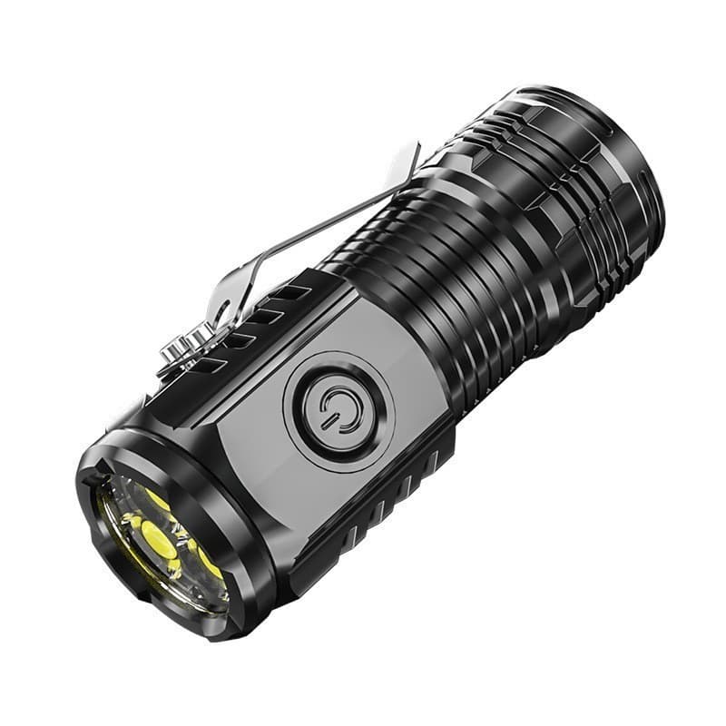 New High-Power Long-Range Flashlight Mini Portable Small Light Outdoor Multi-functional Clip-on Cap Light