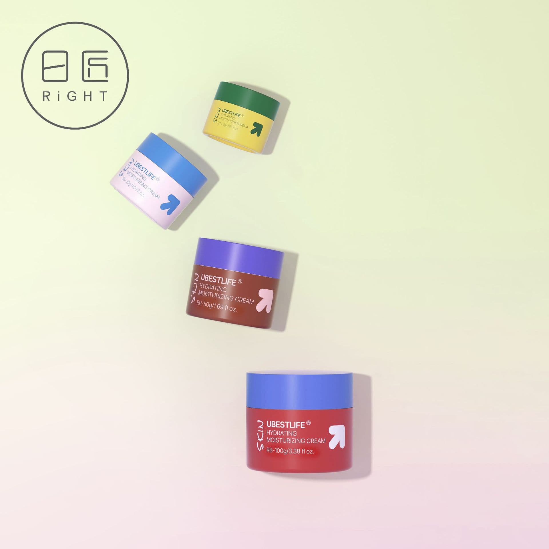 Rijiang In Stock Cream Jar 15g Travel Jar 30g Matte Cream Jar PP Material Face Cream Jar 50g Eye Cream Container