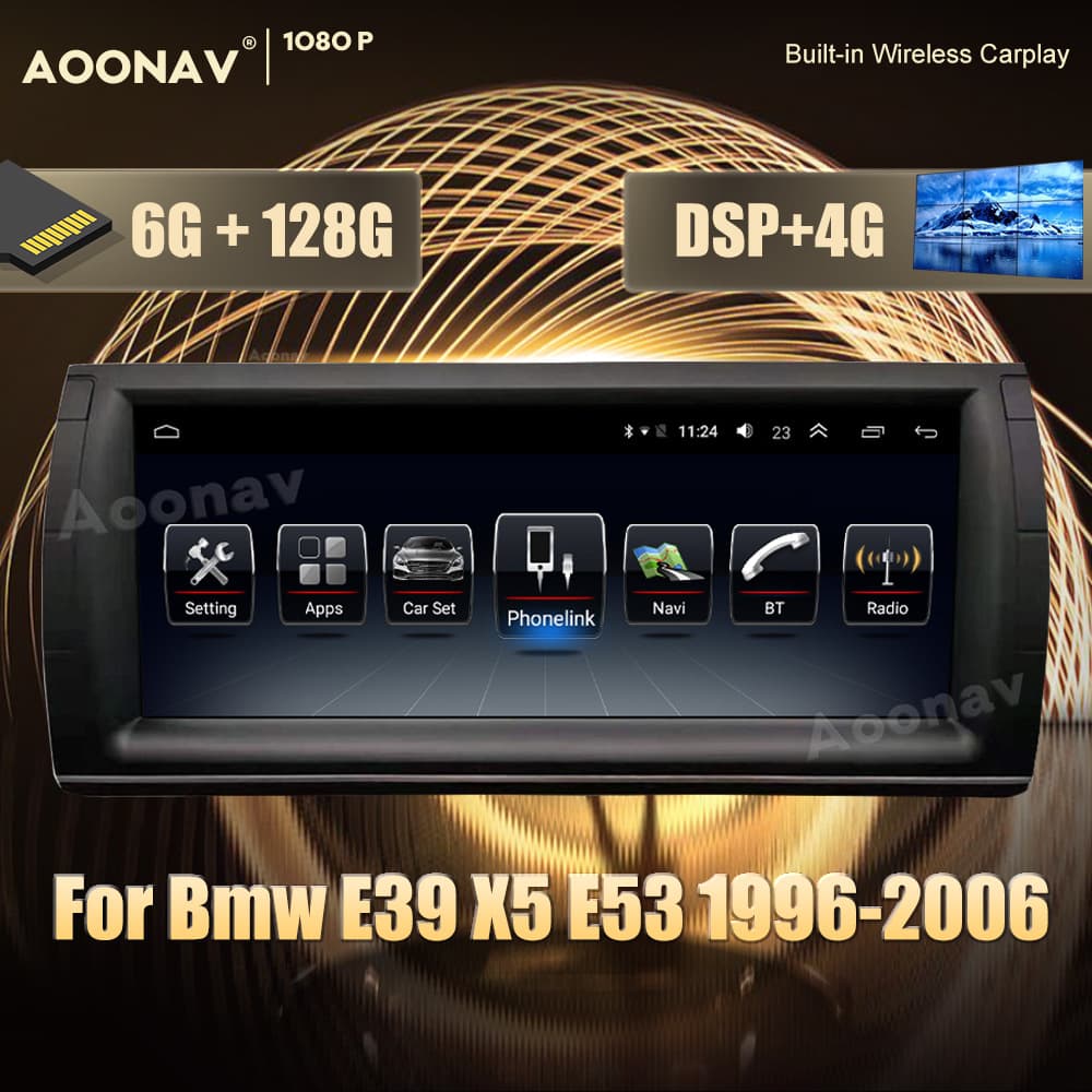 For BMW E39 X5 E53 1996-2006 Car Multimedia Player Stereo Receiver