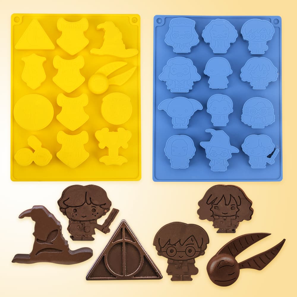 Q Version Harry Potter Cartoon Character Chocolate Mold DIY Cake Baking Decoration Tools Ice Cube Ice Mold