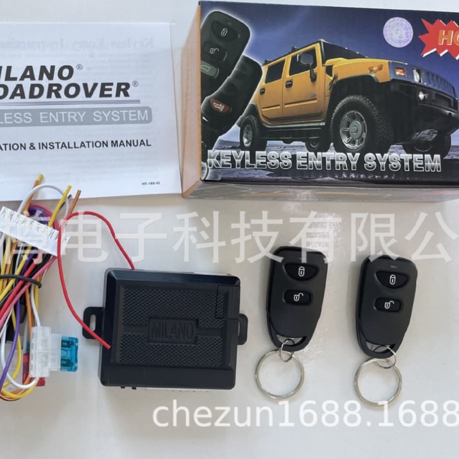MILANO Car Remote Control Keyless Entry System Alarm for Car Modification