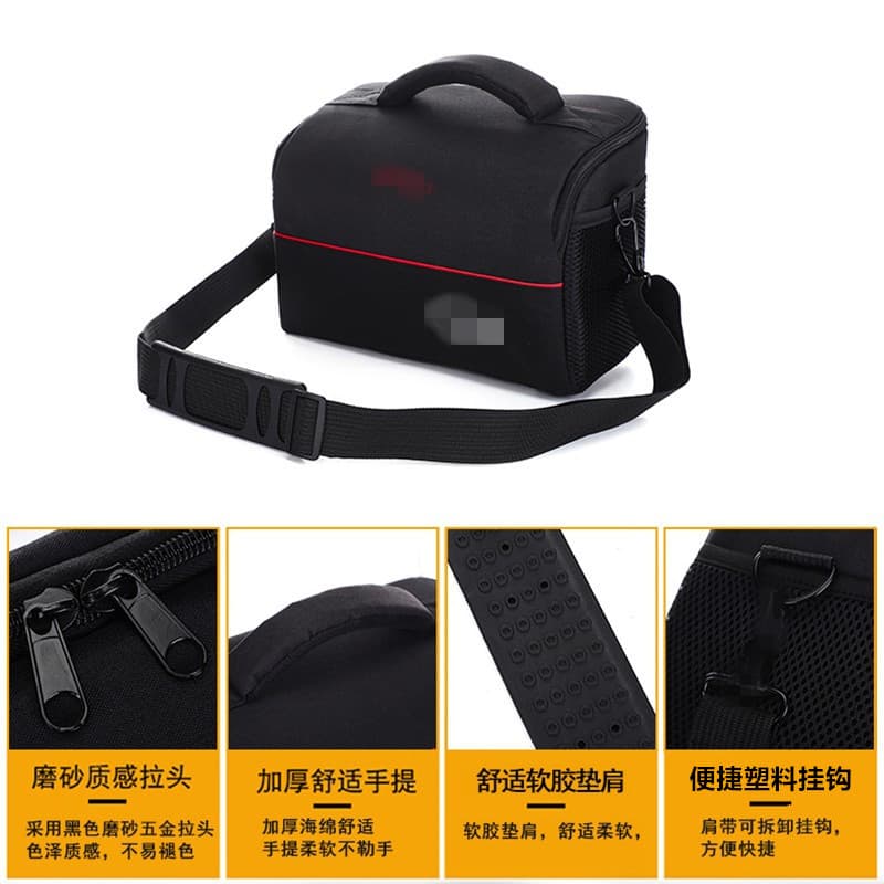 Canon photography bag SLR camera bag shoulder crossbody digital bag 200D850D700D600D7D70D700D
