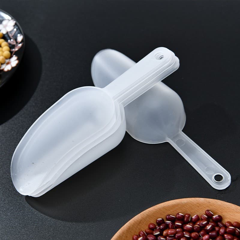 Thickened ice shovel multifunctional refrigerator ice tray ice scoop frosted transparent ice shovel milk tea shop kitchen cereal ice cube shovel