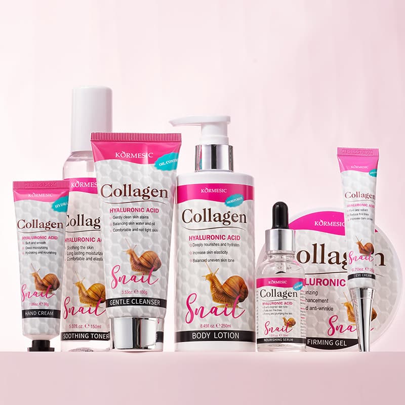 KORMESIC Snail Collagen Hyaluronic Acid Skincare Set Cross-border Trade Wholesale