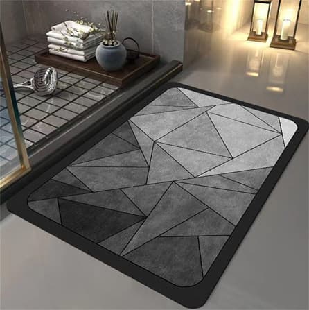 Water-absorbent soft diatom mud floor mat bathroom door mat bathroom floor mat quick-drying non-slip bathroom carpet mat