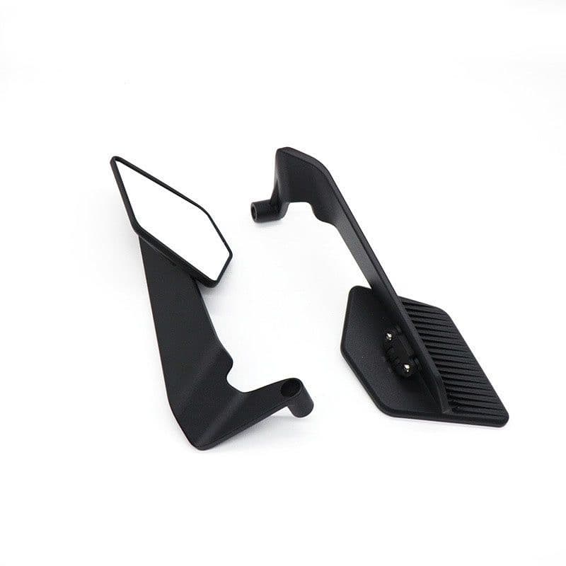 Motorcycle Electric Vehicle Modified New Large View Wind Deflector Rearview Mirror Aluminum Alloy Universal Blade Reflector
