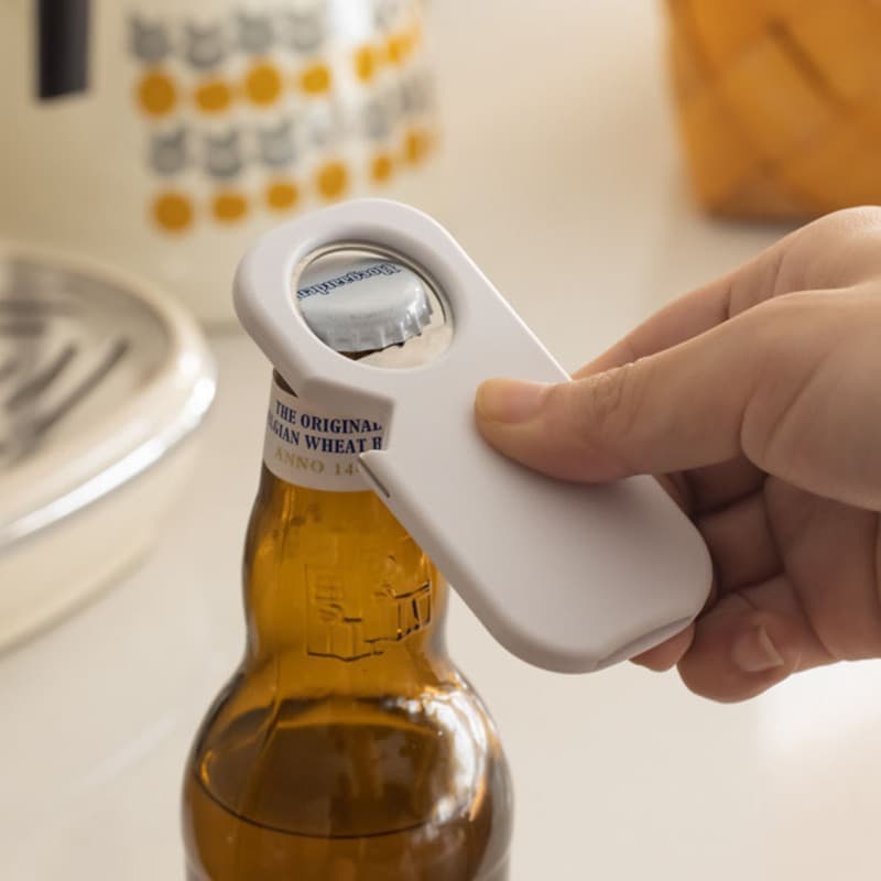 Magnetic Bottle Opener Fridge Magnet Beer Opener Multifunctional 3-in-1 Home Bottle Opener Beverage Cap Remover