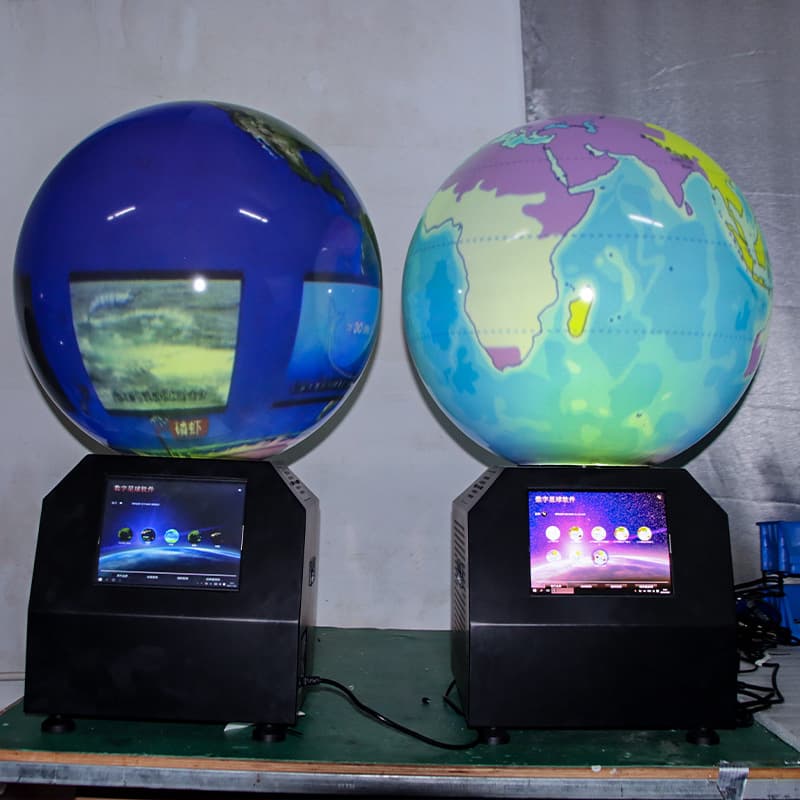 Multimedia Dome Projection Display System Digital Planet System 360° Demonstration for Middle and High School Geography Knowledge