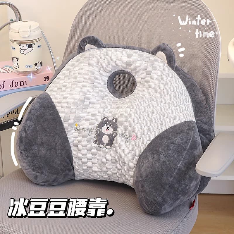 Backrest Lumbar Pillow for Office, Dorm, Home Use, Waist Support, Nap Pillow Seat for Chairs, Stools, Sofas, Cushion, and Back Support Pad
